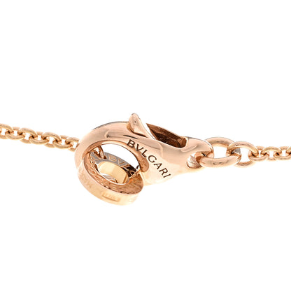 Bulgari 18K Rose Gold White Ceramic B.Zero1 Pendant Necklace 4 of 4