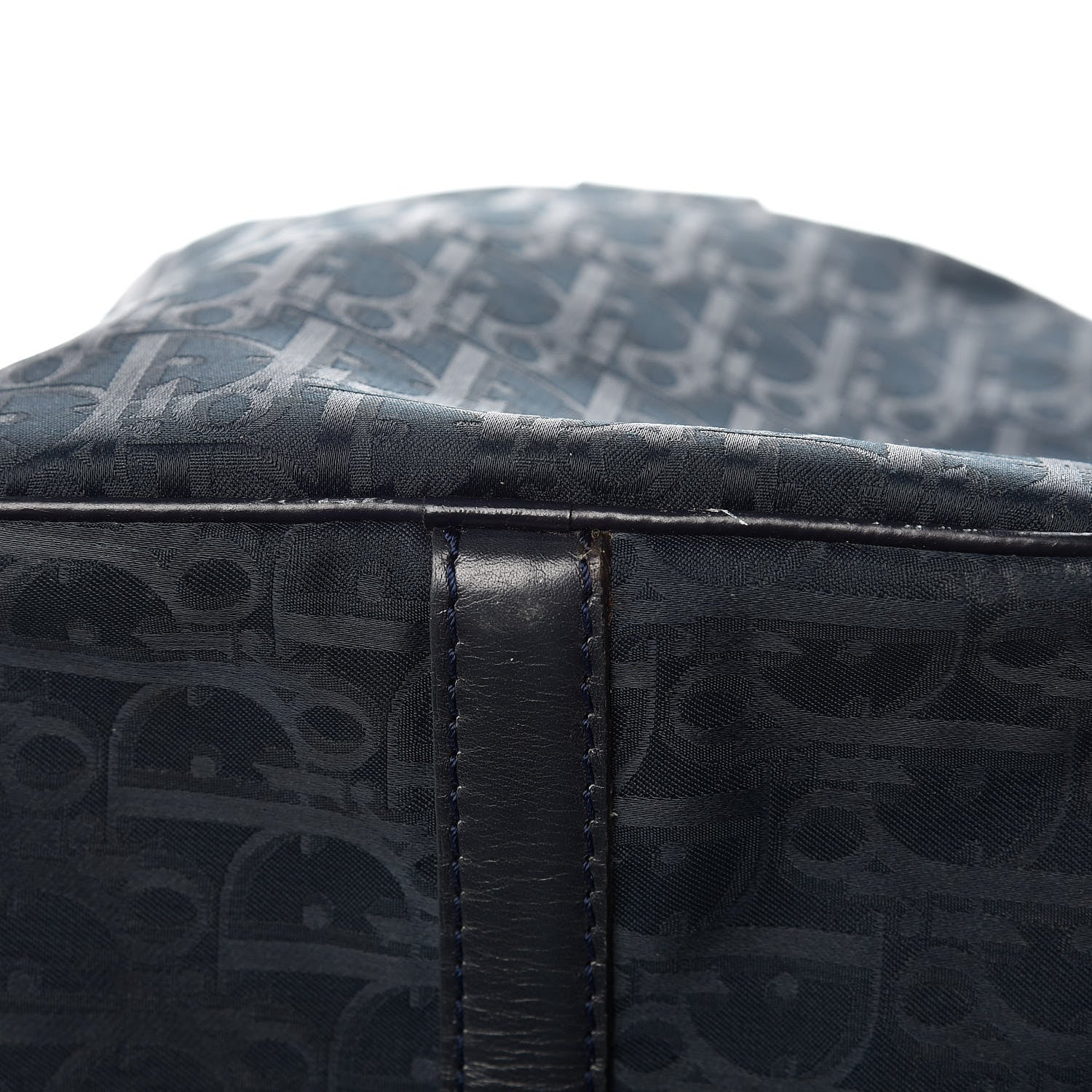 Christian Dior Monogram Boston Navy Blue 12 of 16