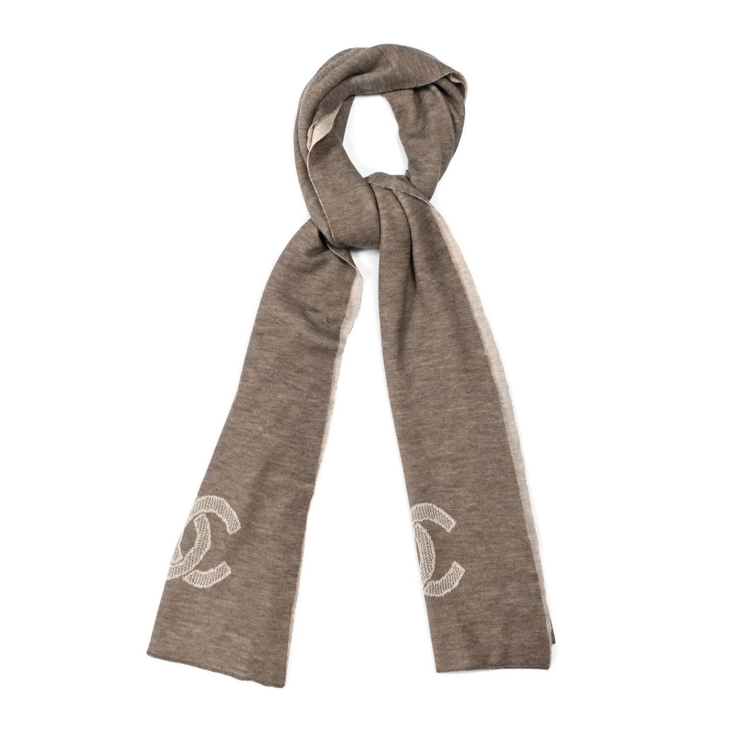 Cashmere CC Stole Taupe