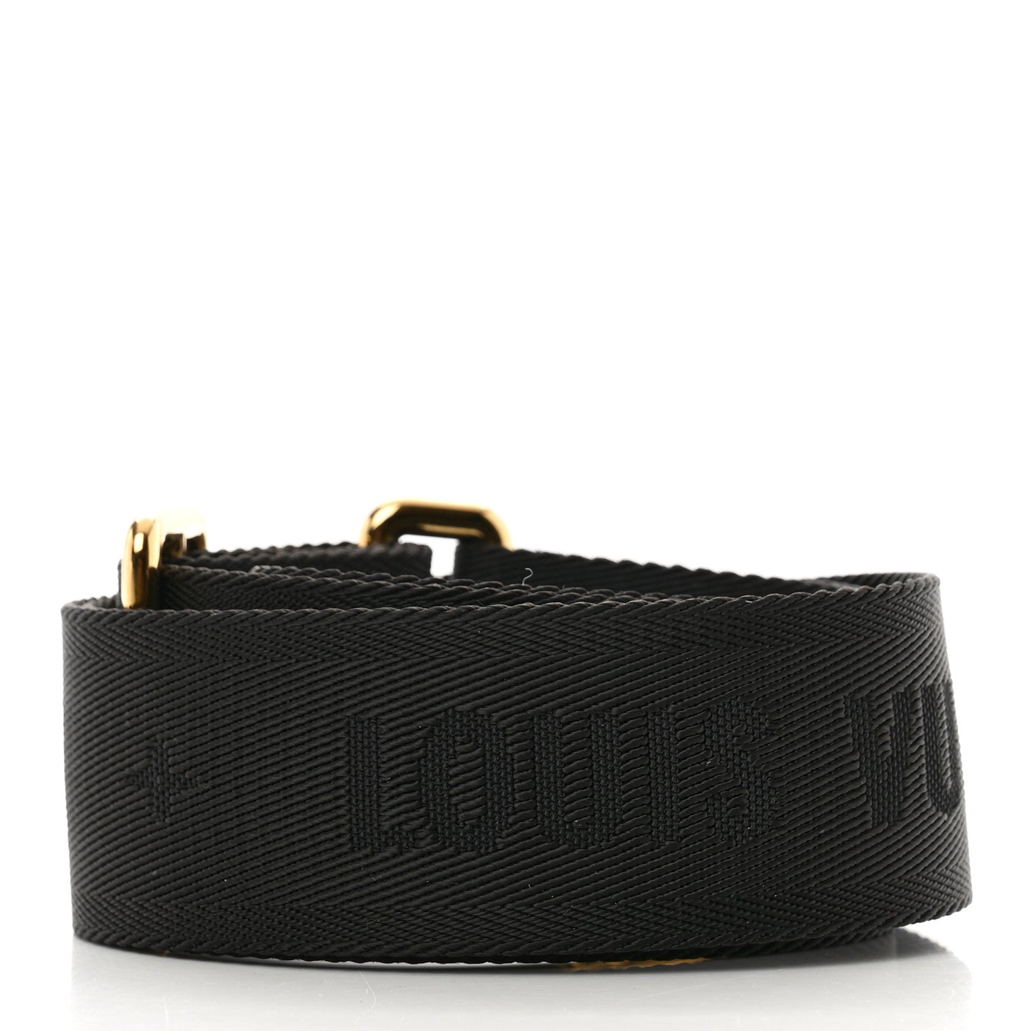 Louis Vuitton Jacquard Bandouliere Shoulder Strap Black 2 of 4