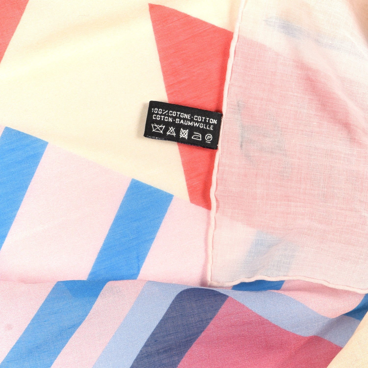 Chanel Cotton CC Logo Scarf Multicolor 5 of 5