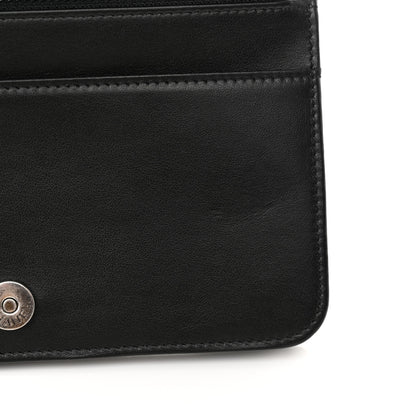 Chanel Caviar Quilted Boy Wallet On Chain WOC Black 12 of 14