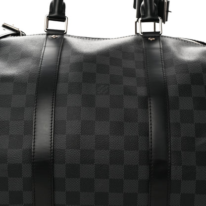 Louis Vuitton Damier Graphite Keepall Bandouliere 55 7 of 12