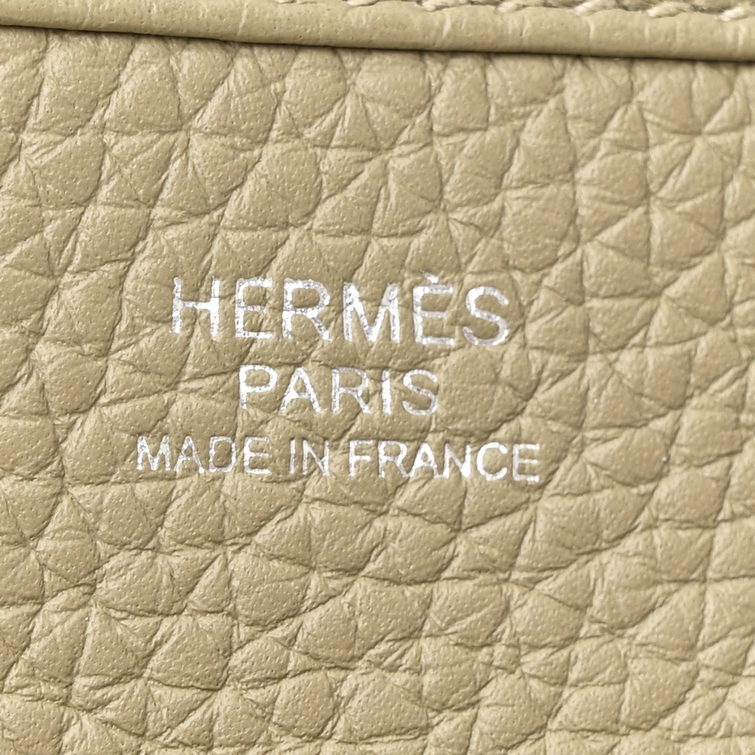 Hermes Taurillon Clemence EVELYNE III PM Sauge 6 of 11