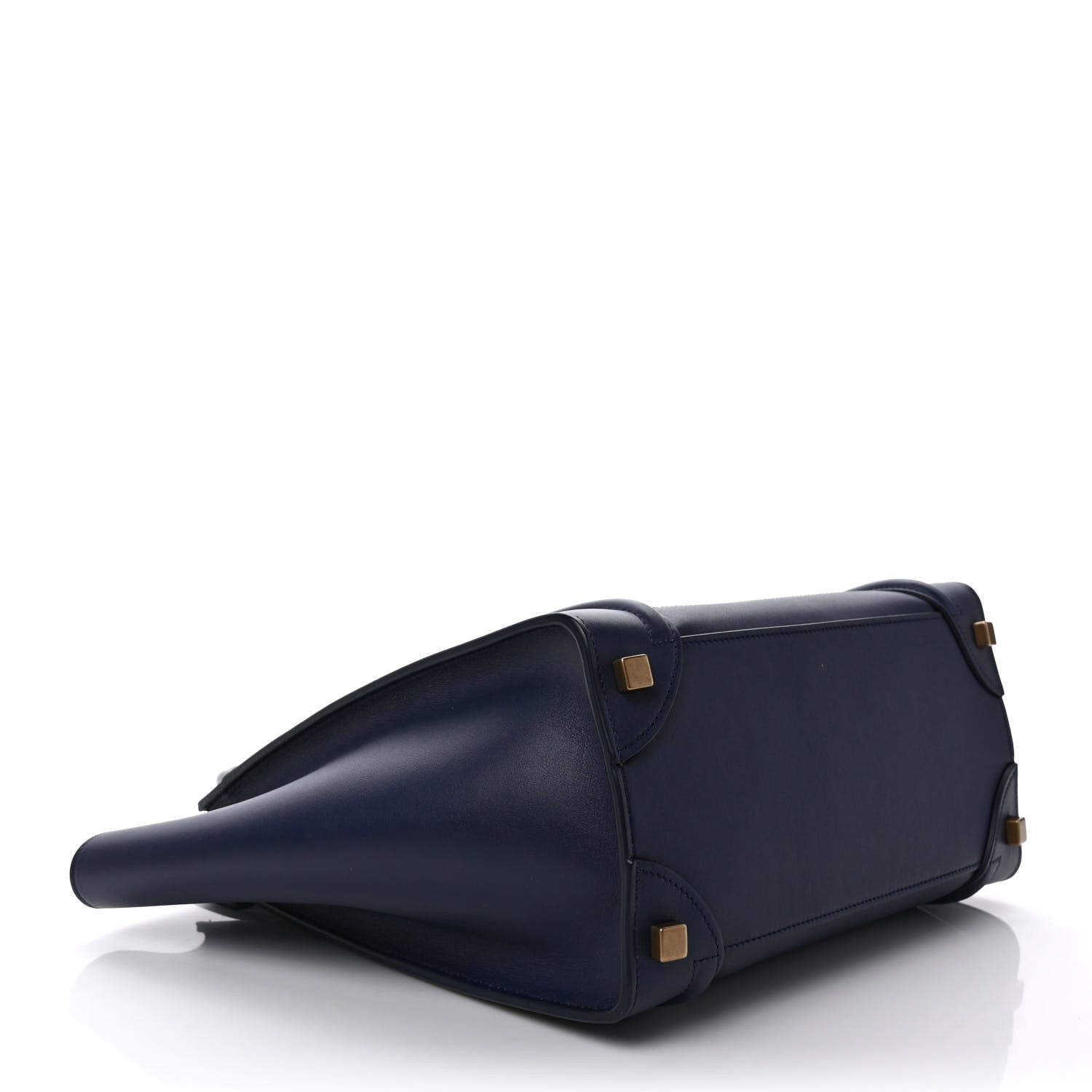 Celine Smooth Calfskin Micro Luggage Navy Blue 4 of 8