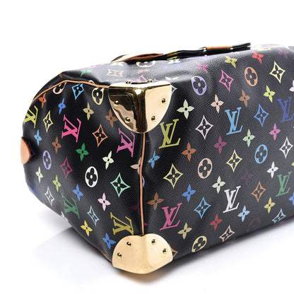 Louis Vuitton Monogram Multicolor Speedy 30 Black 6 of 12