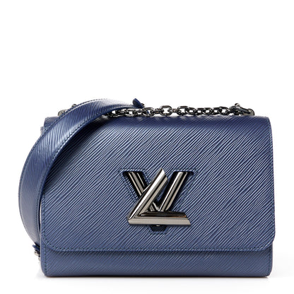 Louis Vuitton Epi Twist Shoulder Bag MM Indigo 1 of 12