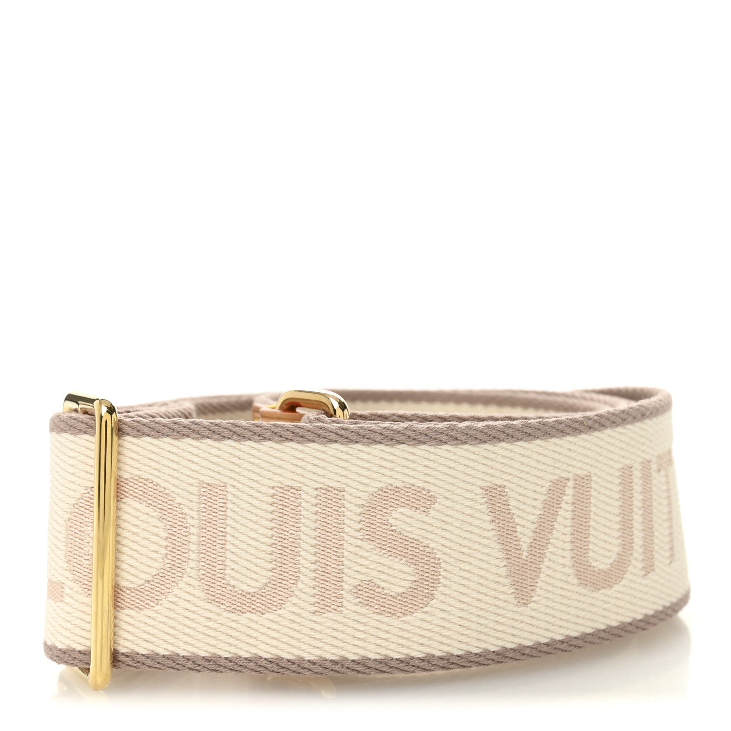 Louis Vuitton Jacquard Diane Shoulder Strap Creme Beige 2 of 3
