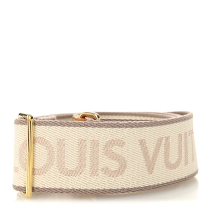 Louis Vuitton Jacquard Diane Shoulder Strap Creme Beige 2 of 3