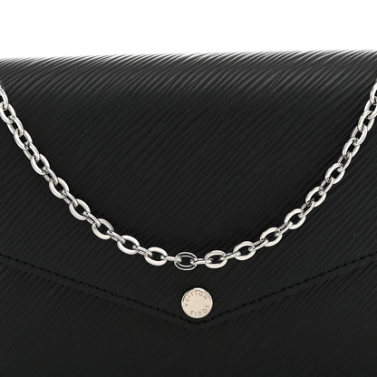 Louis Vuitton Epi Pochette Felicie Black Hot Pink 9 of 12