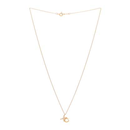Tiffany 18K Yellow Gold Diamond Paloma Picasso Love & Kisses Pendant Necklace 3 of 6
