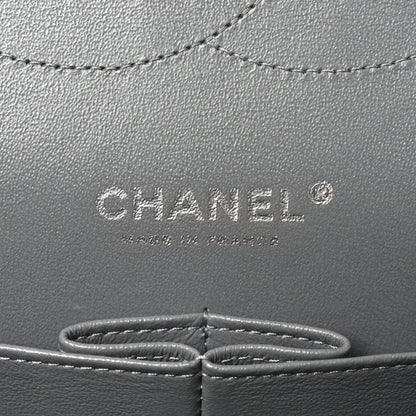 Chanel Caviar Quilted Jumbo Double Flap Dark Grey 6 of 11