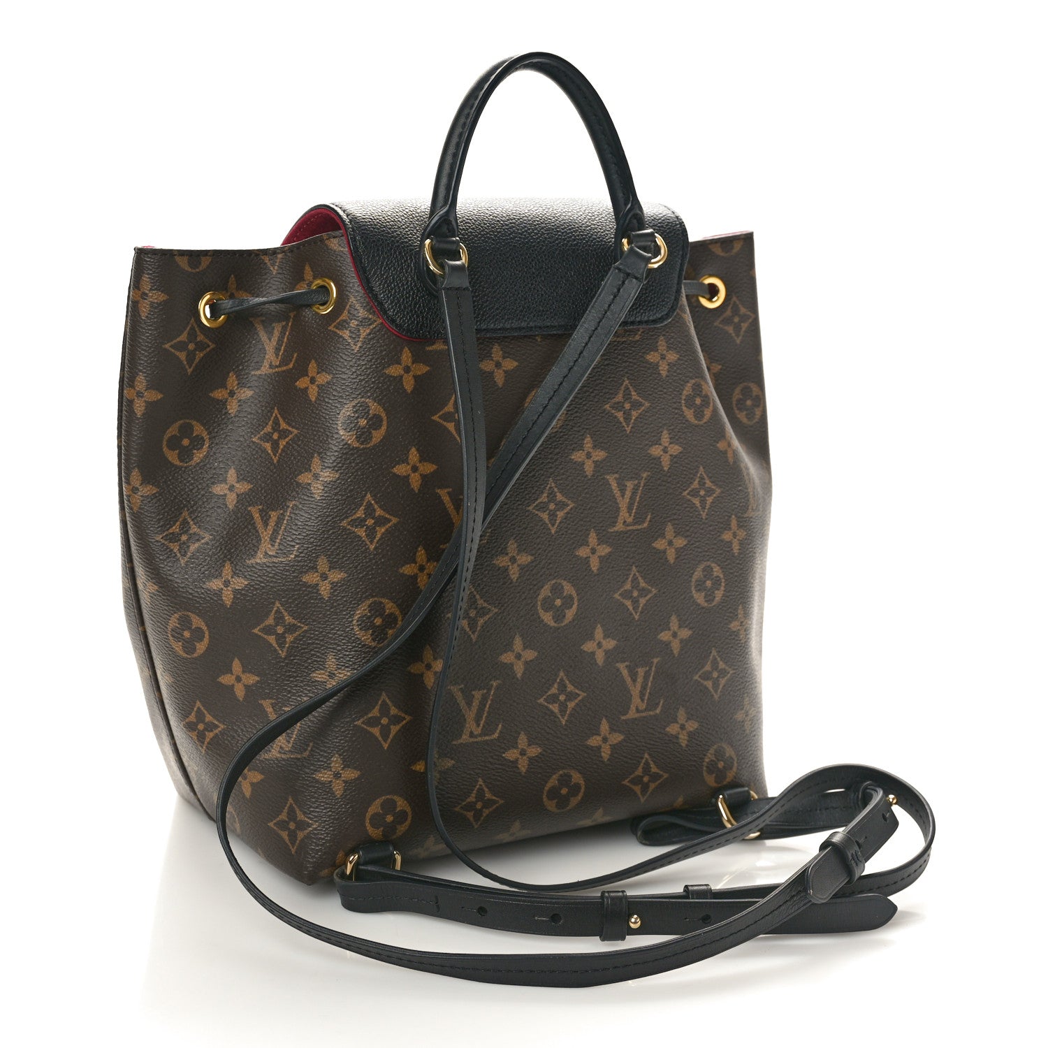 Louis Vuitton Monogram Montsouris PM Black 3 of 9