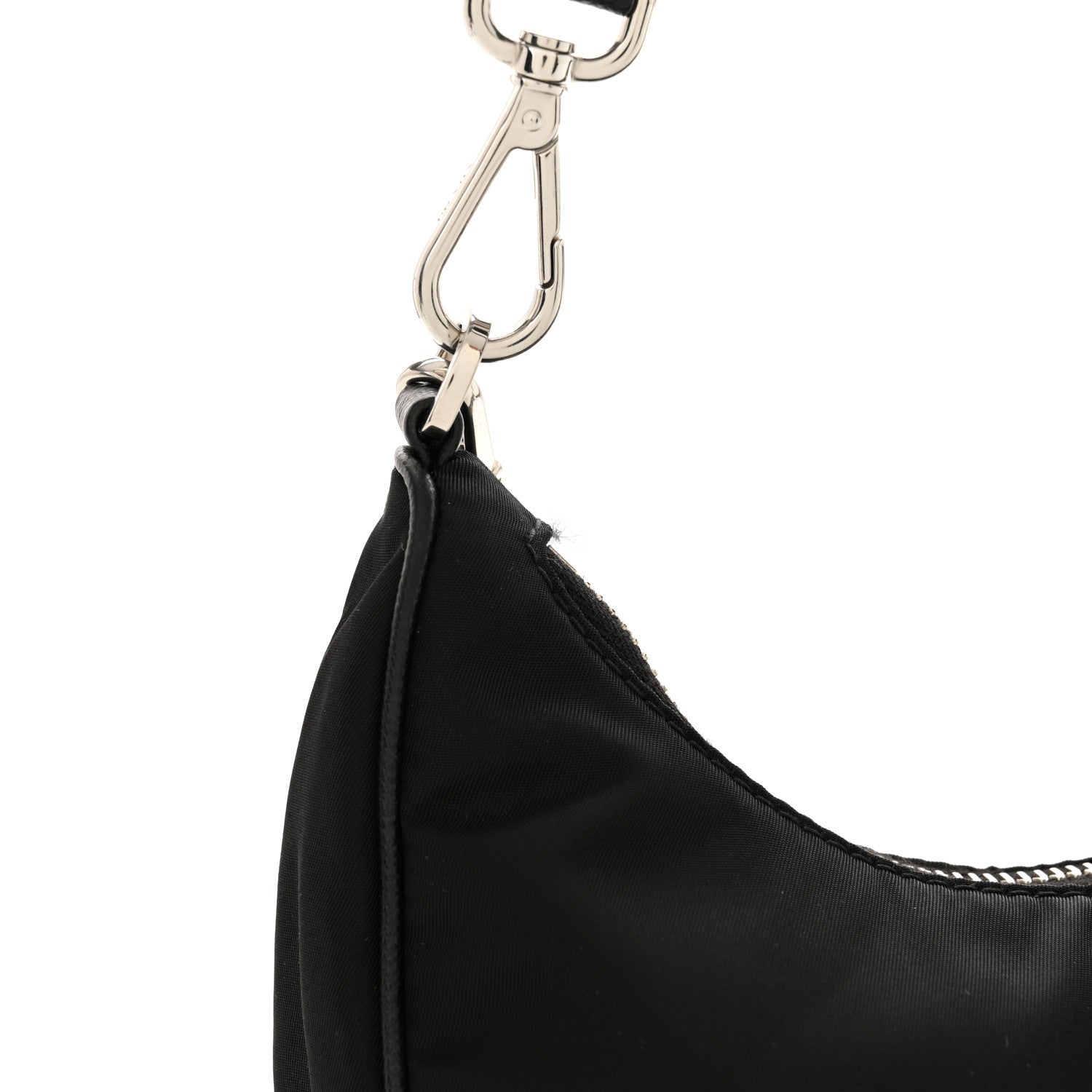 Prada Nylon Re-Edition 2005 Shoulder Bag Black 11 of 13
