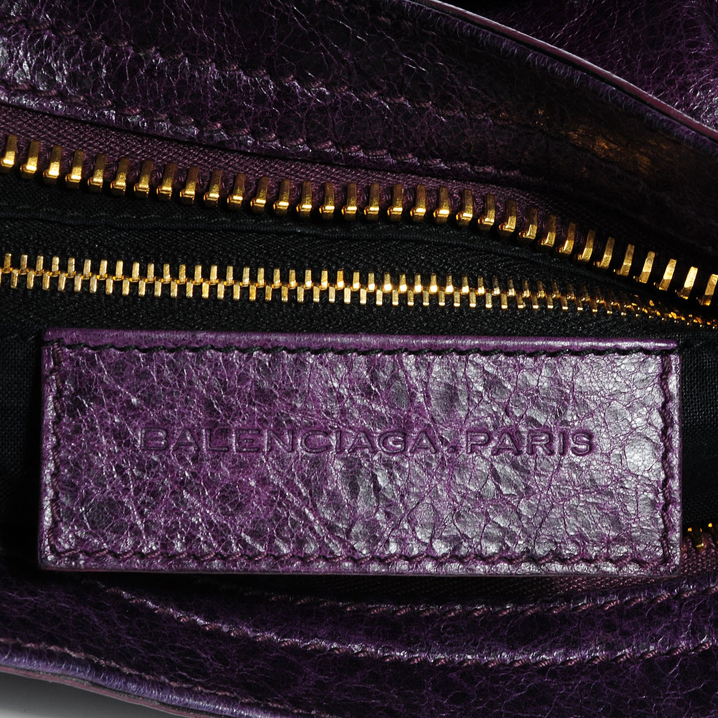 Agneau Giant 21 Gold Hardware City Raisin