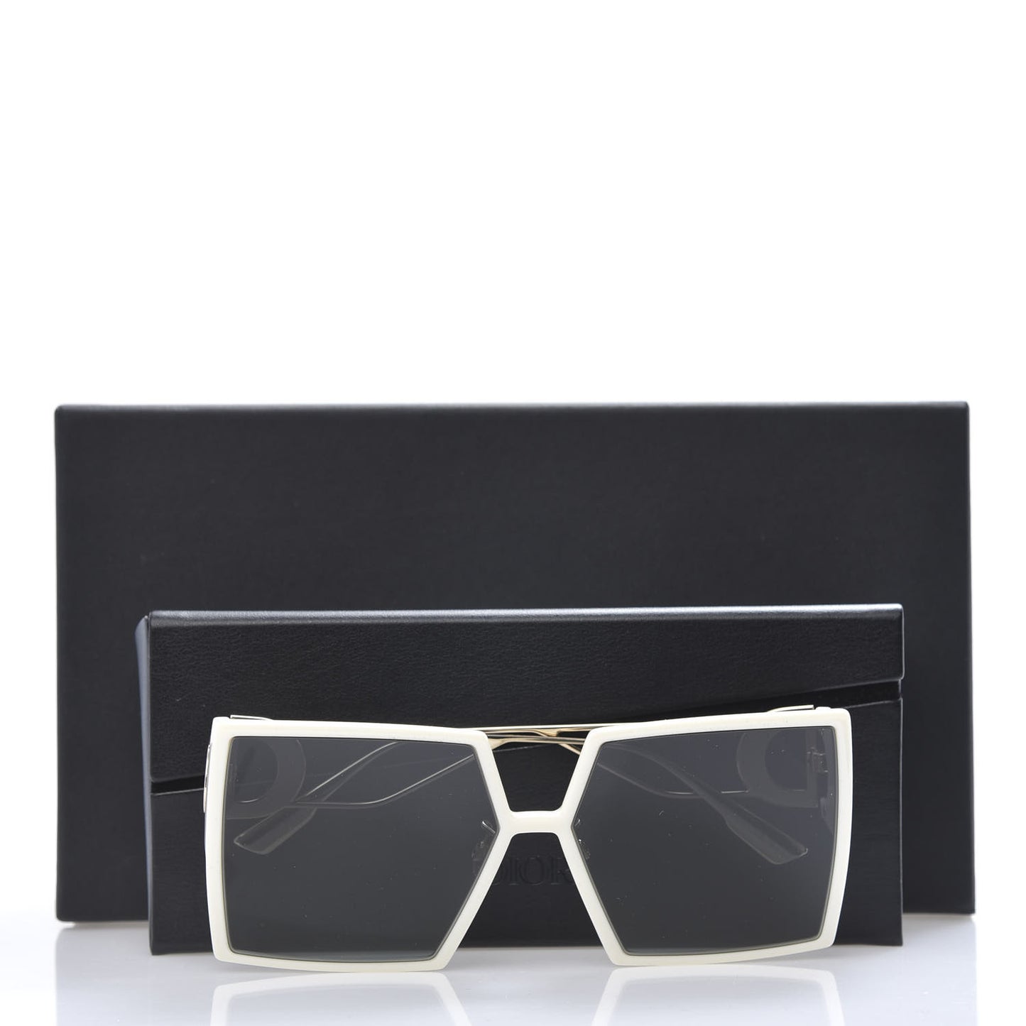 Square 30 Montaigne Sunglasses White