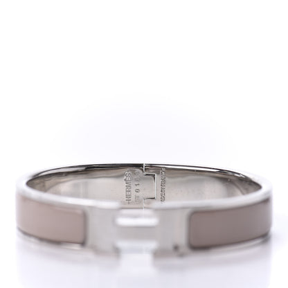 Hermes Enamel Narrow Clic Clac H Bracelet PM Marron Glace 4 of 7