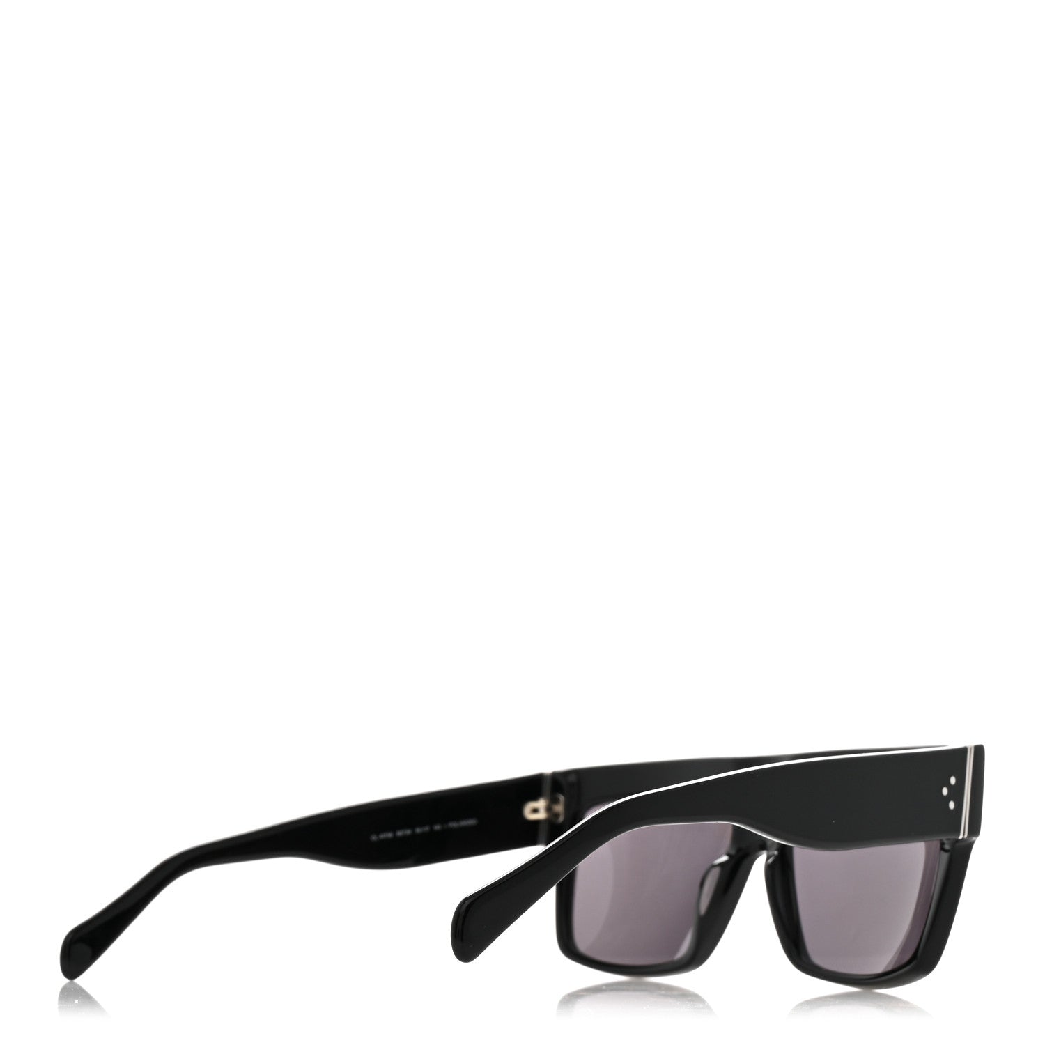 Celine Polarized ZZ Top Sunglasses CL 41756 Black 1831692