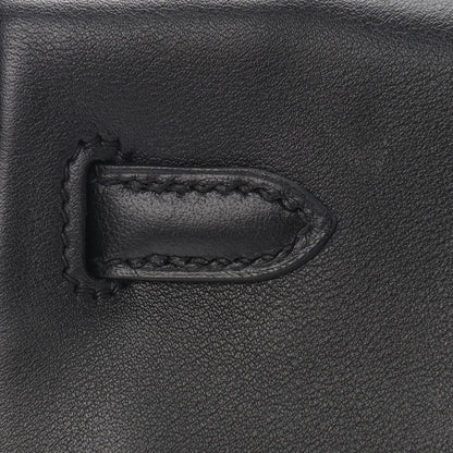 Hermes Swift Kelly Retourne 25 Black 11 of 35
