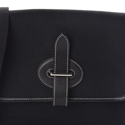 Hermes Toile Officier Mini Buenaventura Messenger Black 7 of 10