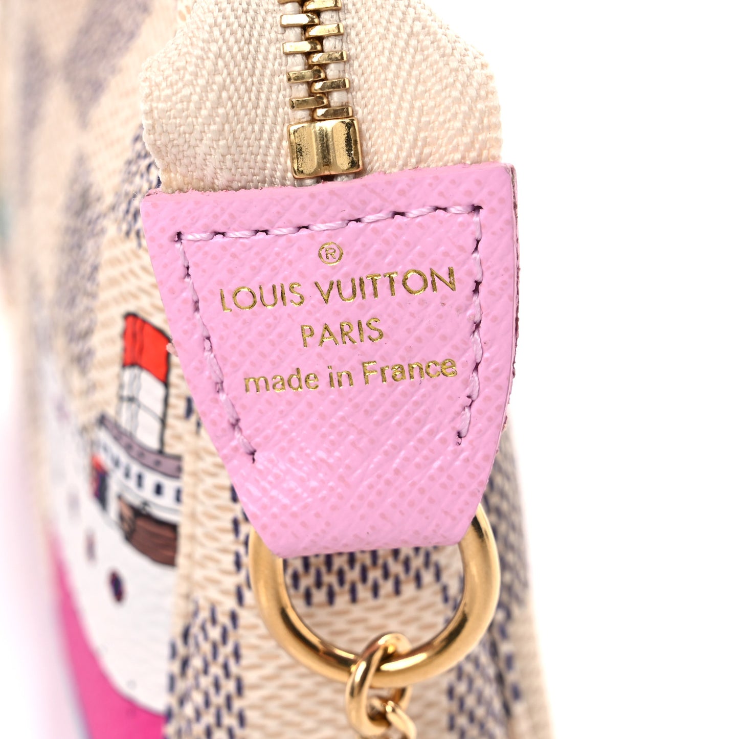 Damier Azur 2016 Christmas Animation Mini Pochette Accessories
