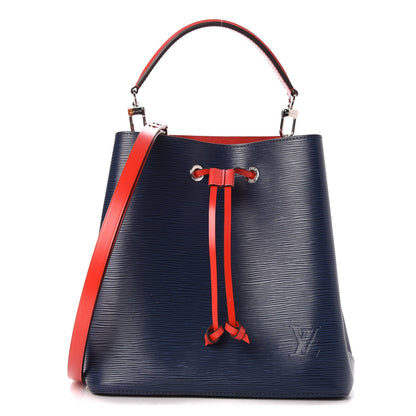 Louis Vuitton Epi Neonoe Indigo Coquelicot 1 of 12