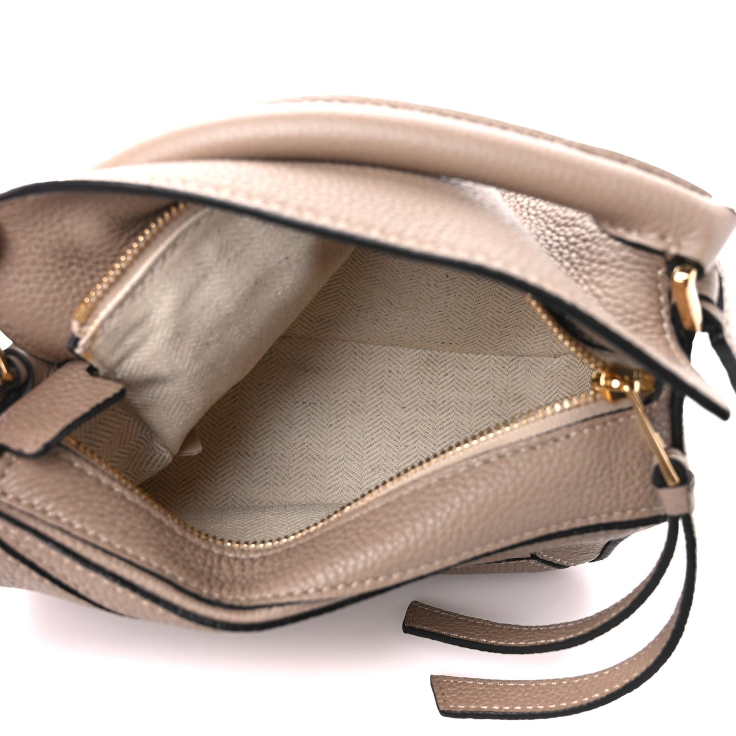 Calfskin Mini Puzzle Bag Sand Mink