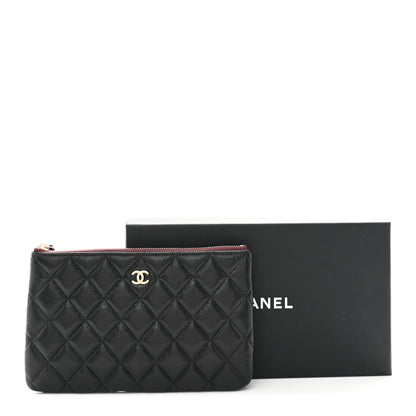 Chanel Caviar Quilted Small Zipped Pouch Black 8 of 8