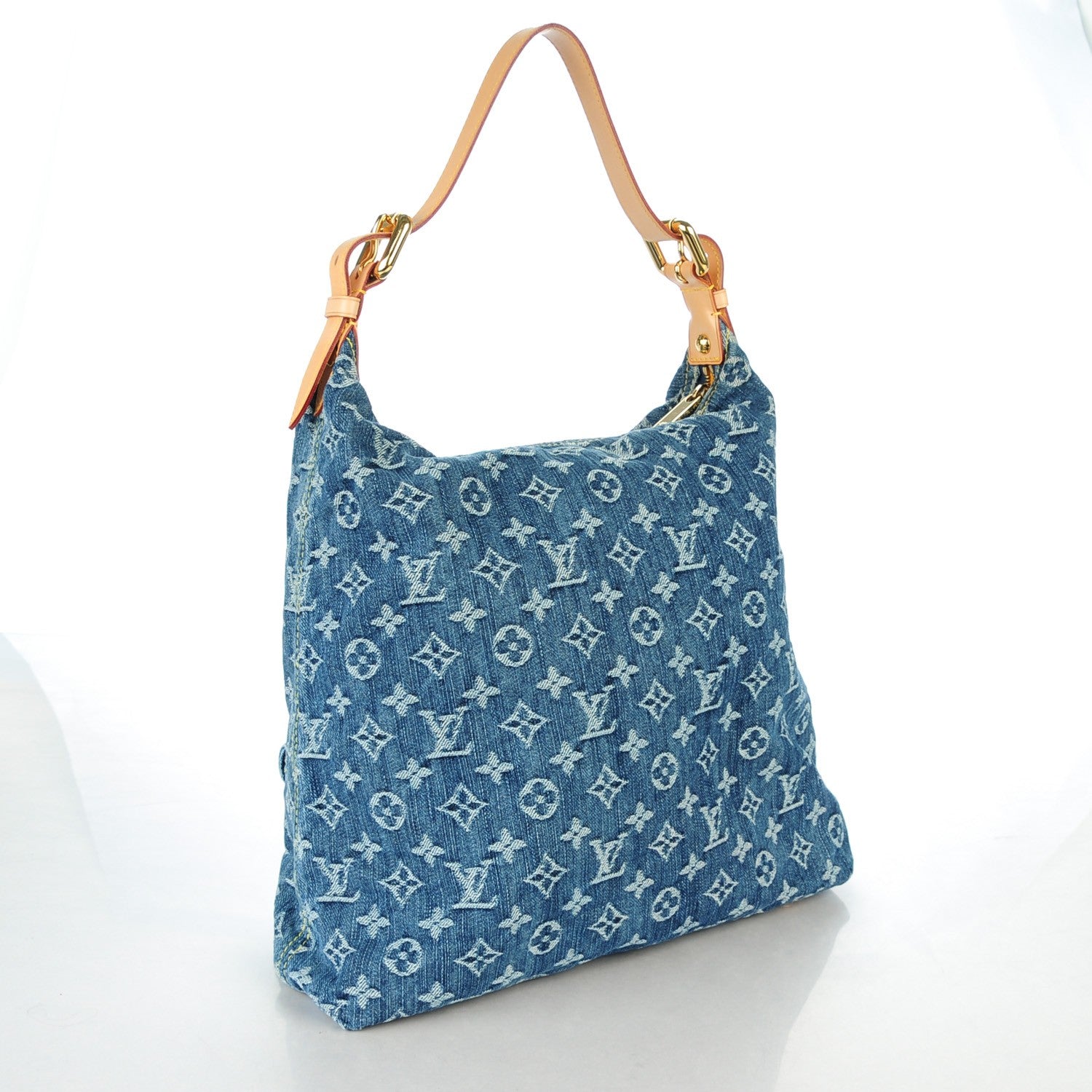 Louis Vuitton Denim Baggy GM Blue 3 of 7