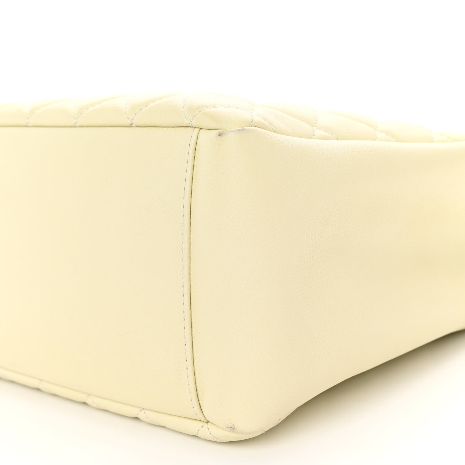 Chanel Caviar Quilted Grand Shopping Tote GST White 10 of 13