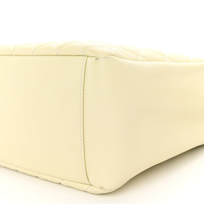 Chanel Caviar Quilted Grand Shopping Tote GST White 10 of 13