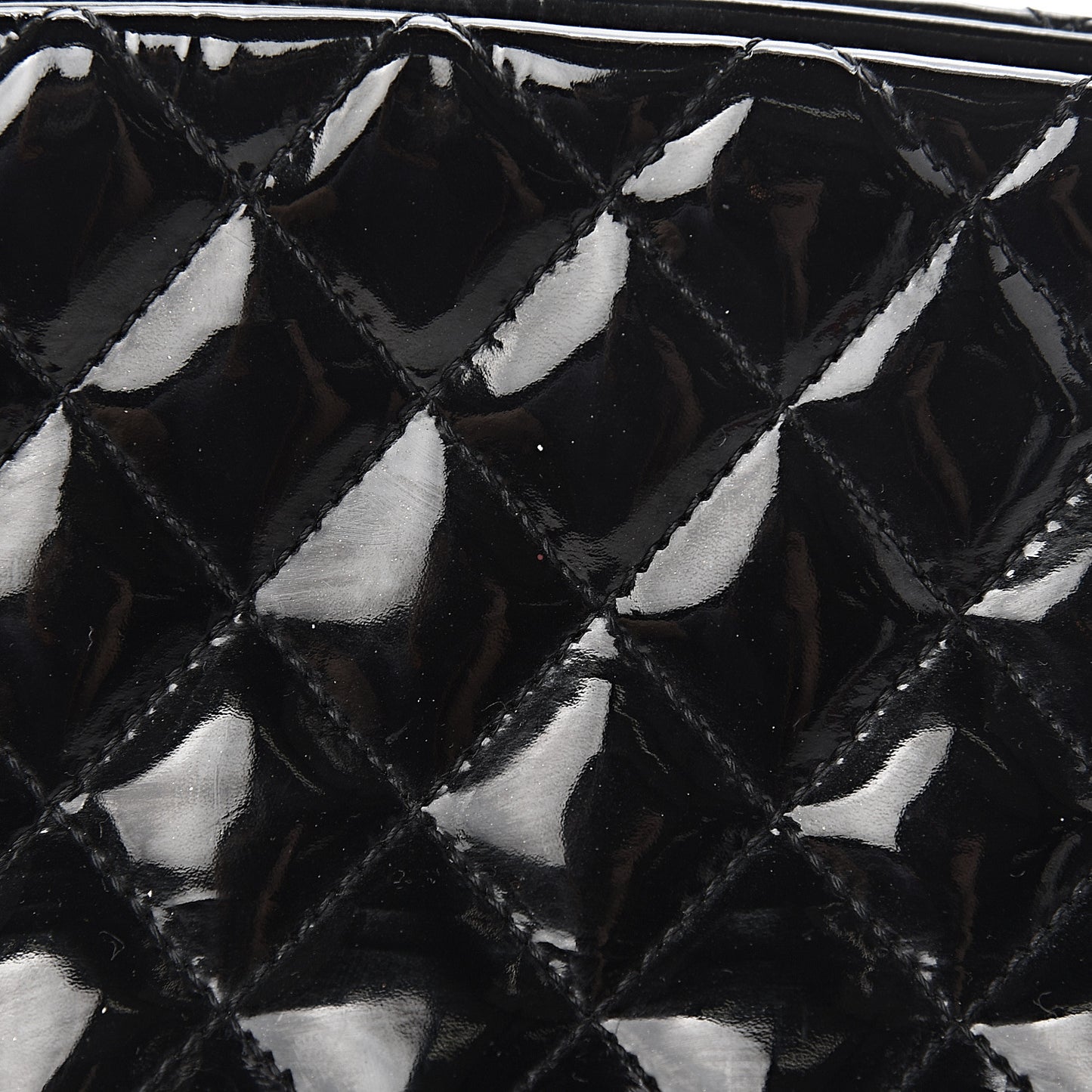 Patent Quilted Medium Just Mademoiselle Black