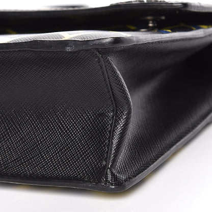 Prada Saffiano Print Wristlet Black 9 of 11