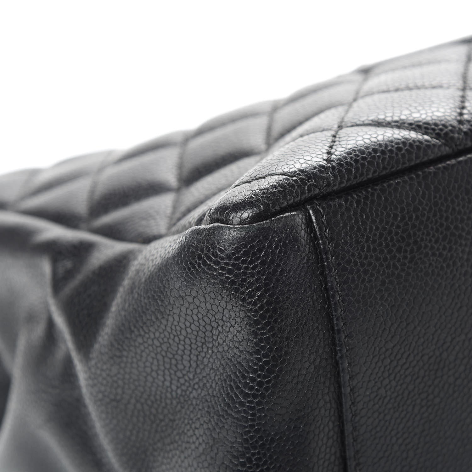 Chanel Caviar Quilted Grand Shopping Tote GST Black 9 of 13