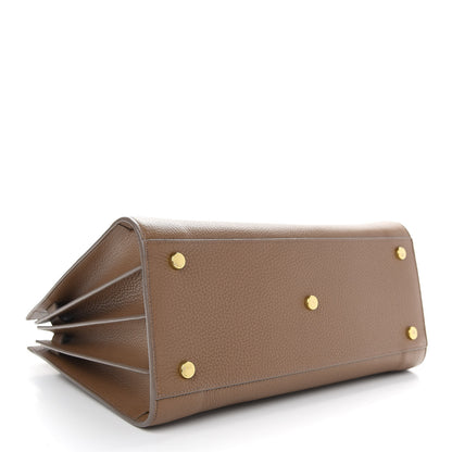 Saint Laurent Grained Calfskin Small Sac De Jour Taupe 4 of 8