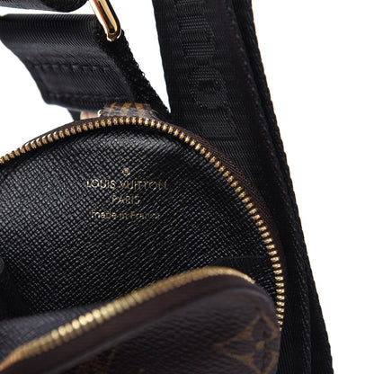 Louis Vuitton Monogram Multi Pochette Accessories Bandouliere Shoulder Strap Black 4 of 4
