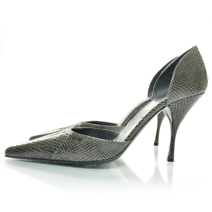 Prada Python Skin Heels 38 2 of 6