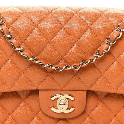 Chanel Caviar Quilted Medium Double Flap Light Brown 8 of 10