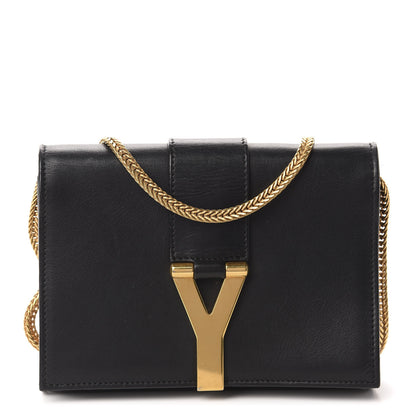 Saint Laurent Calfskin Small Classic Y Satchel Bag Black 1 of 10