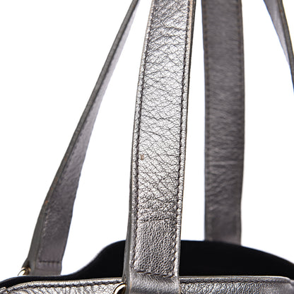Saint Laurent Calfskin Small Downtown Silver 15 of 16