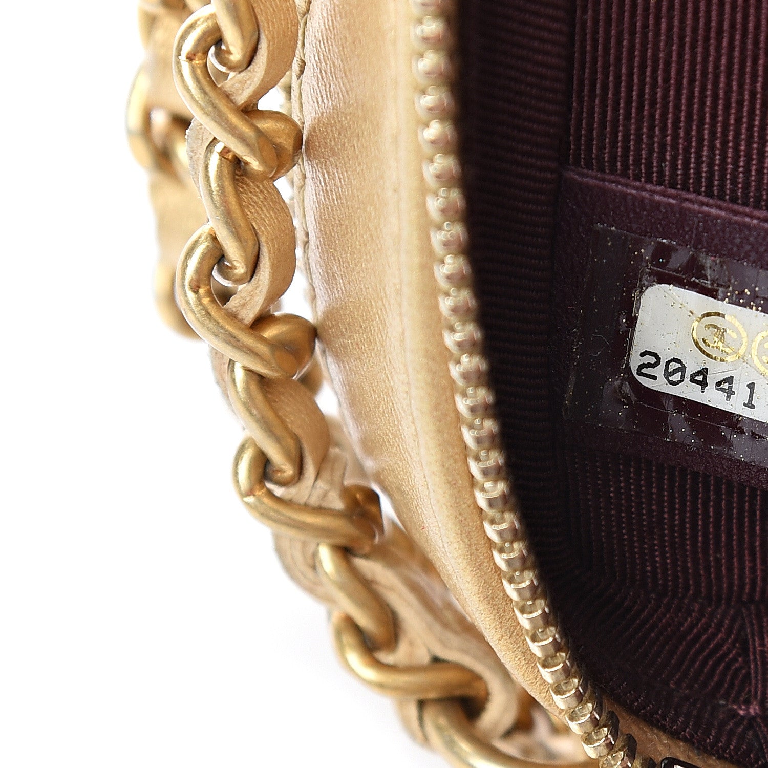 Chanel Metallic Lambskin Mini Coco Boy Camera Case Gold 6 of 7