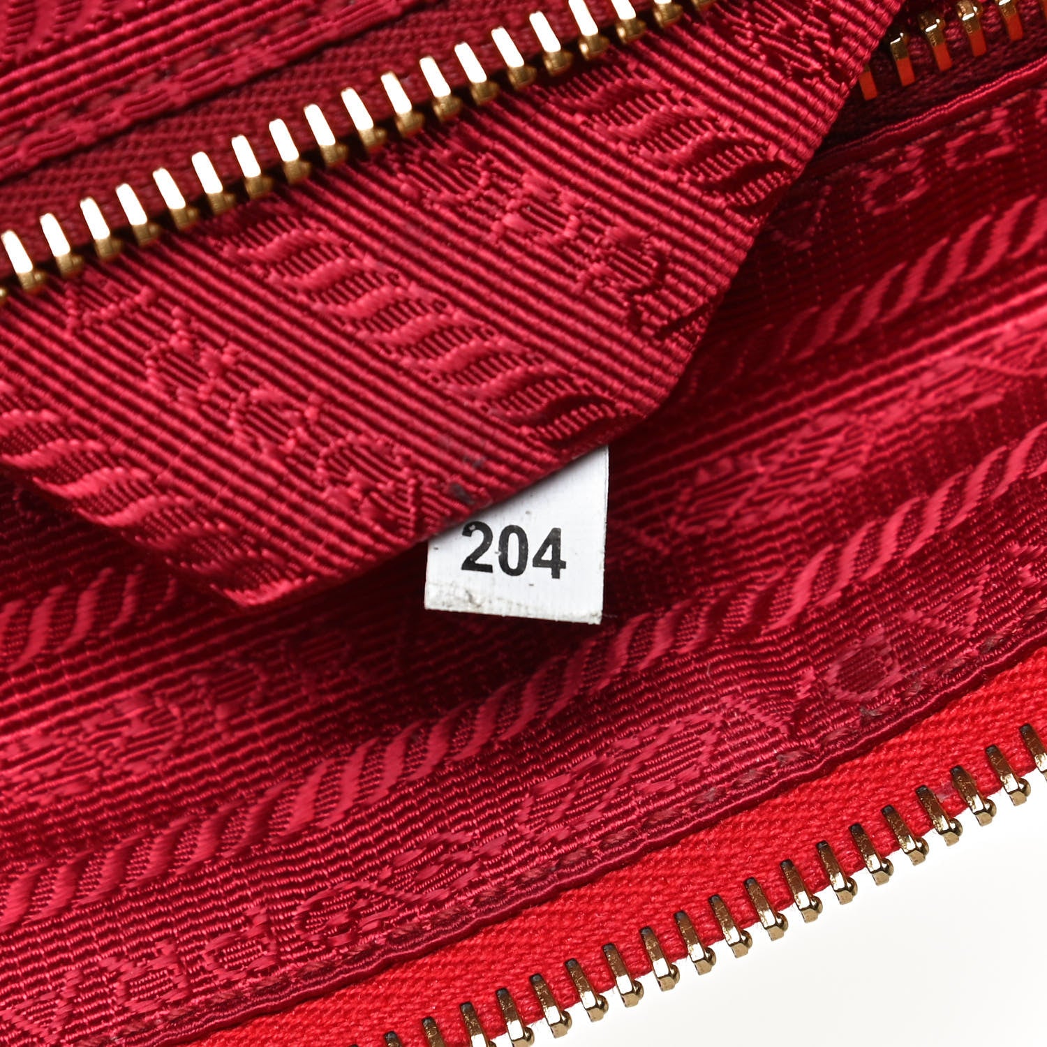 Prada Tessuto Nylon Saffiano Tote Red 6 of 13