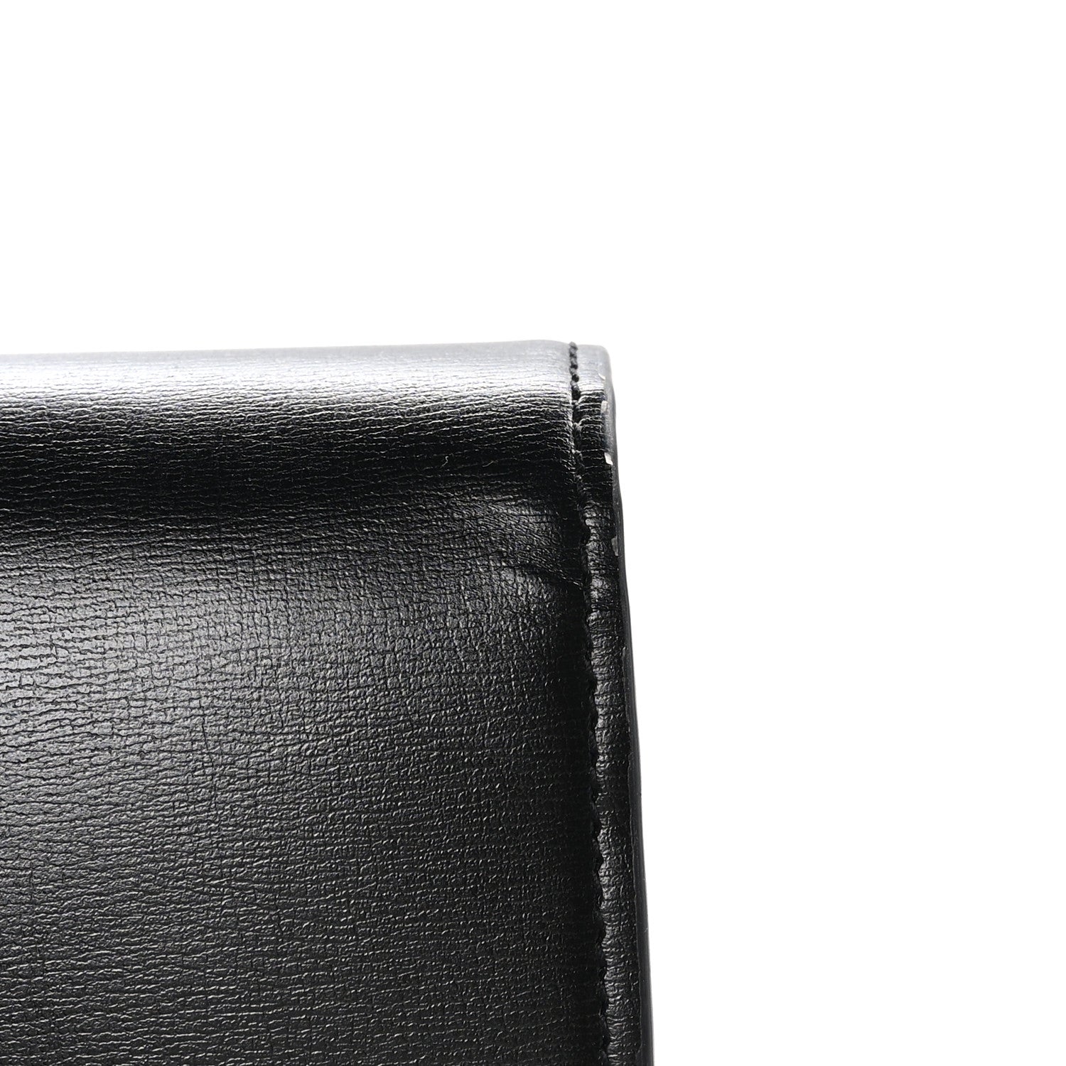 Saint Laurent Smooth Calfskin Classic Monogram Cassandre Wallet Black 13 of 14