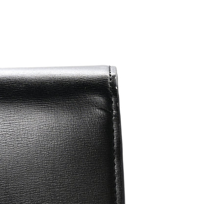 Saint Laurent Smooth Calfskin Classic Monogram Cassandre Wallet Black 13 of 14