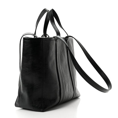 Balenciaga Agneau Arena Medium Barbes East West Shopper Black 3 of 9