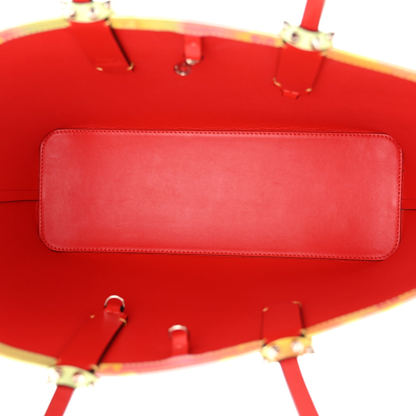 Patent Calfskin Loubinthesky Cabata Tote Multicolor