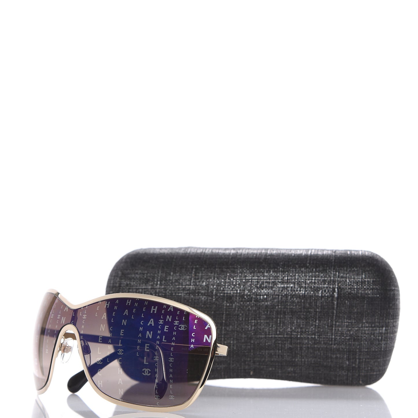 Shield Runway Sunglasses 71212 Gold Brown