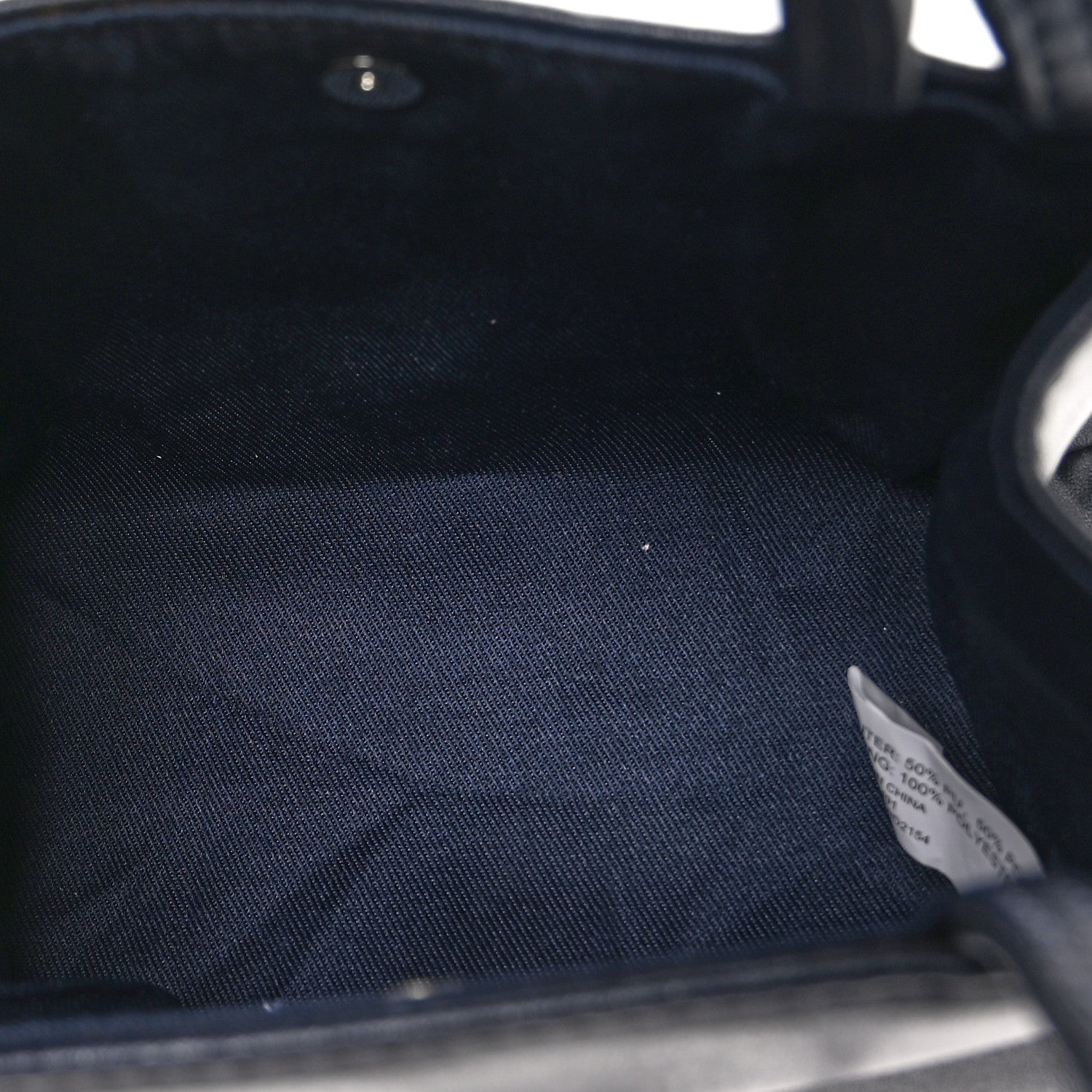 Telfar Vegan Leather Small Shopping Bag Navy 5 of 9