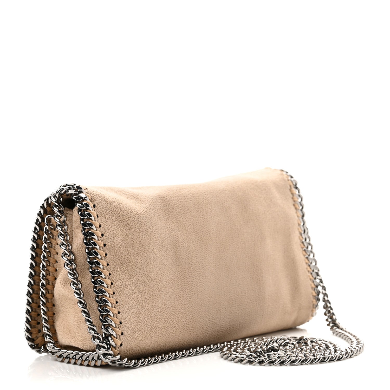 Stella McCartney Shaggy Deer Falabella Crossbody Bag Beige 3 of 9