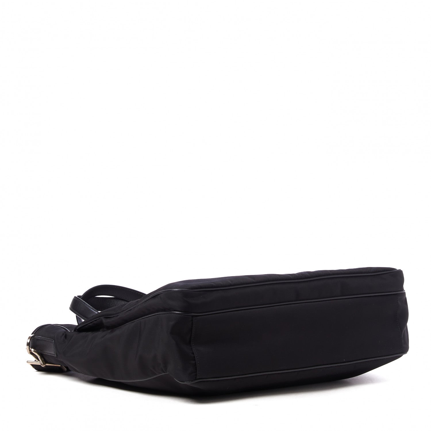 Prada Tessuto Nylon Saffiano Shopping Tote Black 3 of 8